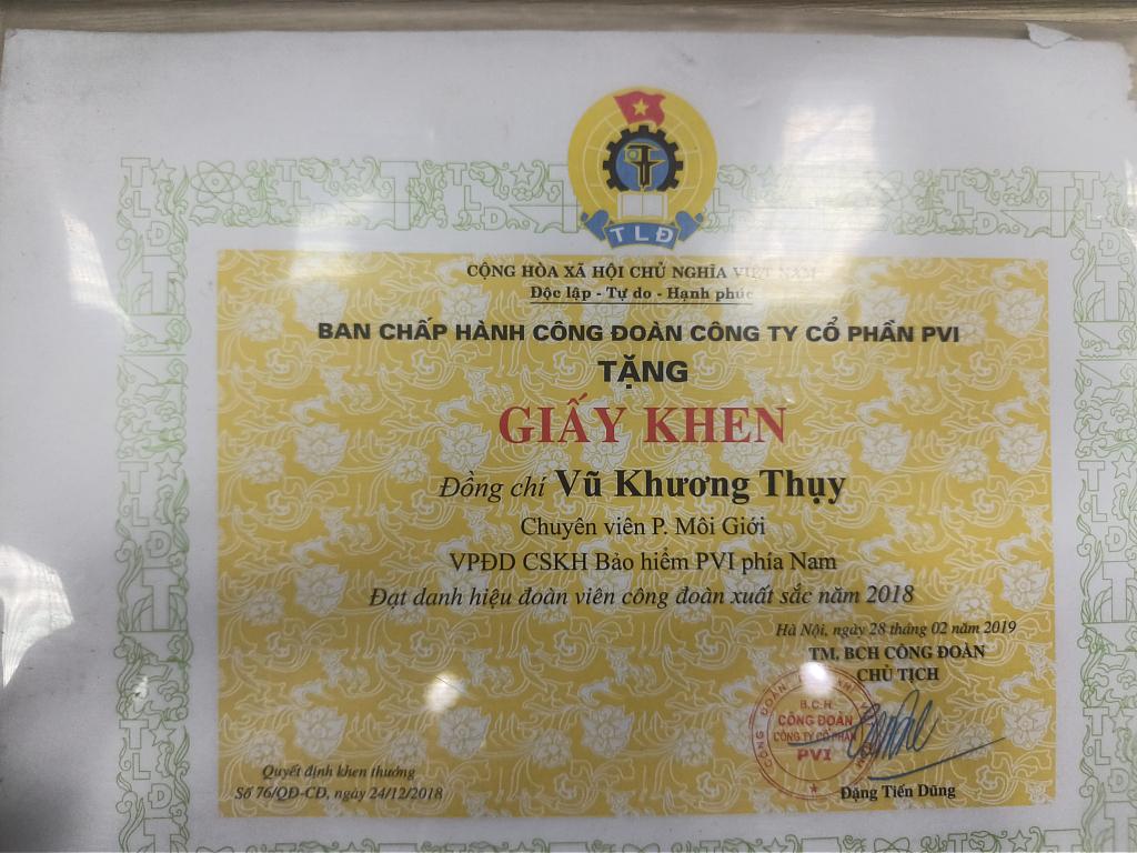 Bằng khen 5